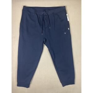 Polo Ralph Lauren‎ Pants Men 3XB Blue Tapered Plus Size Sweatpants Adult NWD